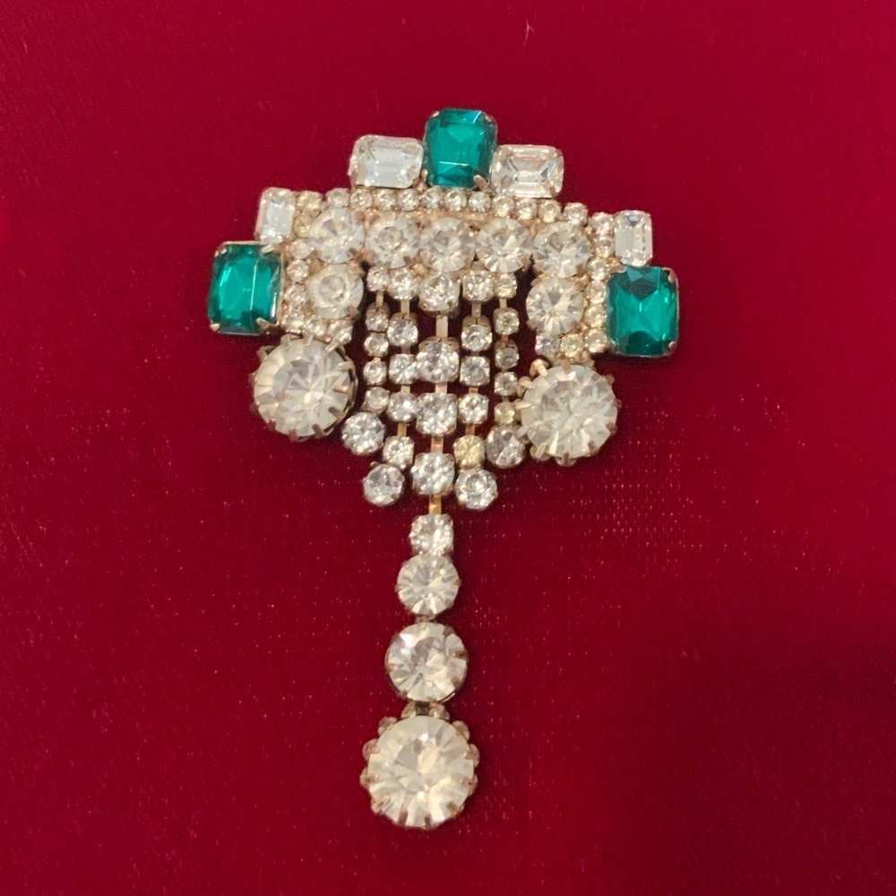 Vintage Rhinestone Brooch - Picture 4 of 6